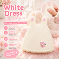 White Bunny Dress Squishy