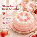 Pink Strawberry Cake Squishy