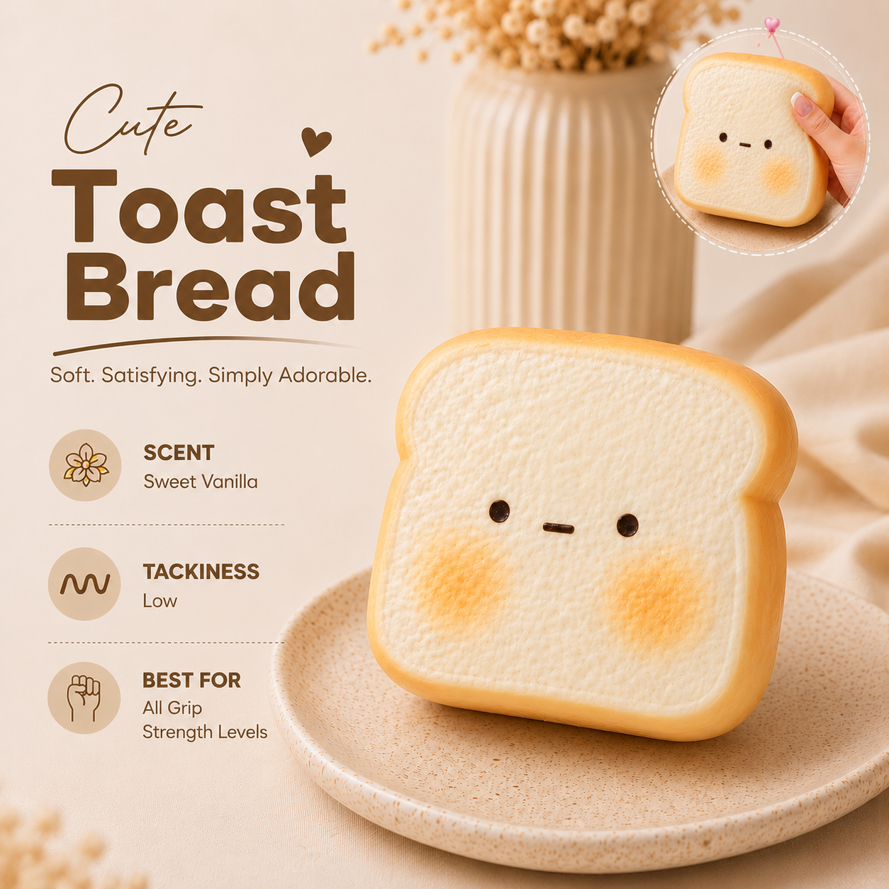 Cute Toast Bread