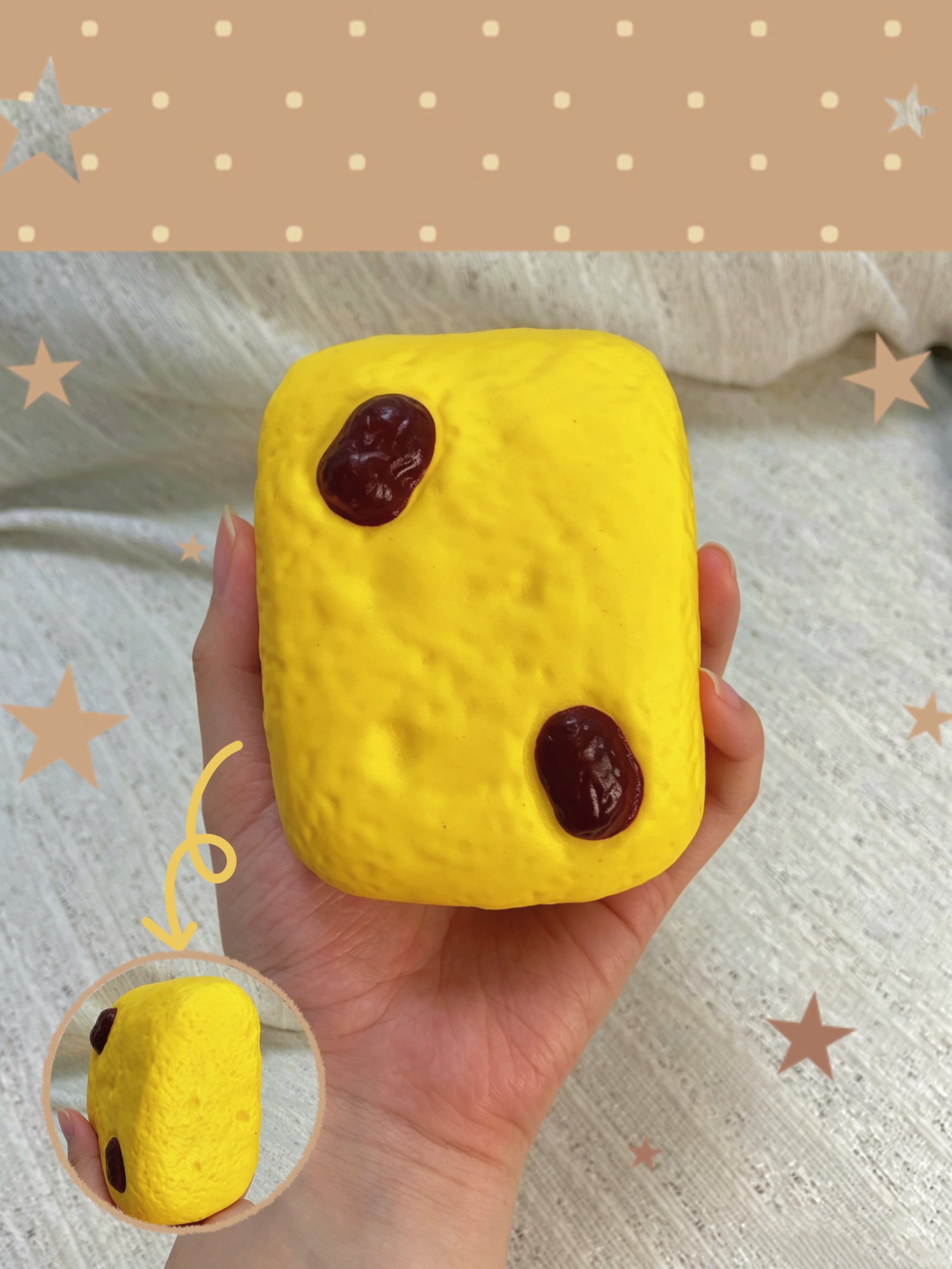 Lucky Sponge Cake Squishy