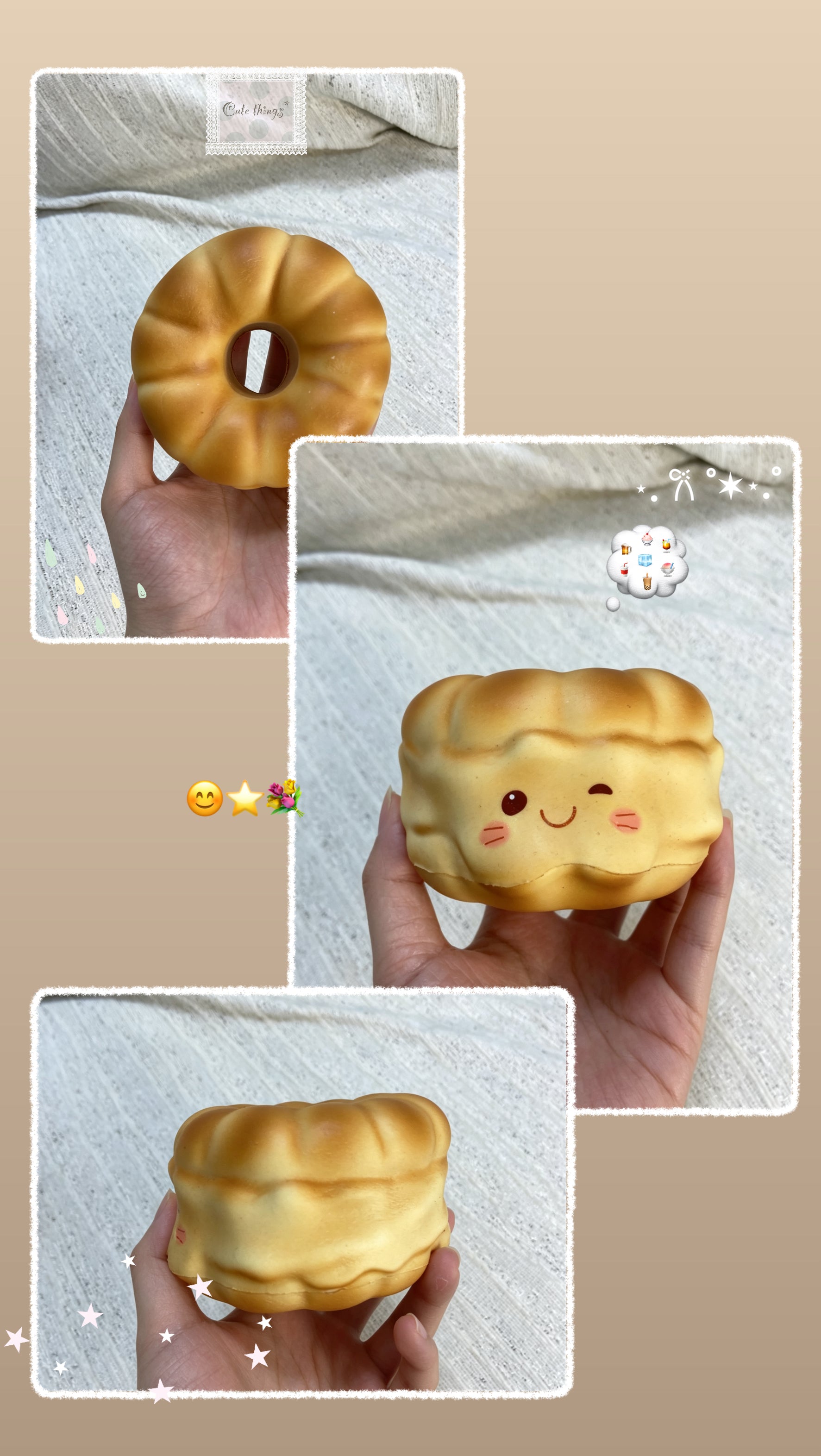 Cute Bagel Squishy