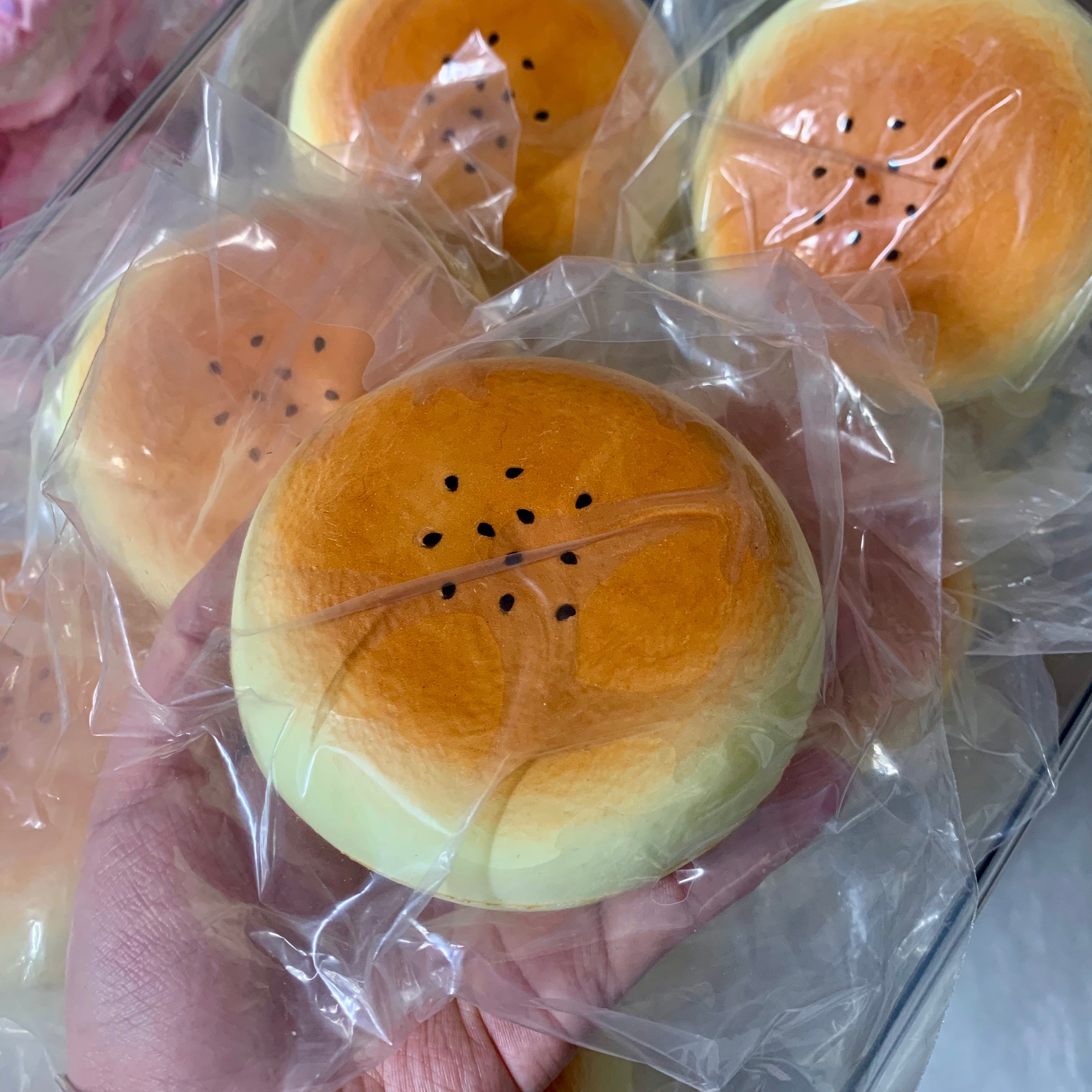 Golden Sesame Cookie Squishy