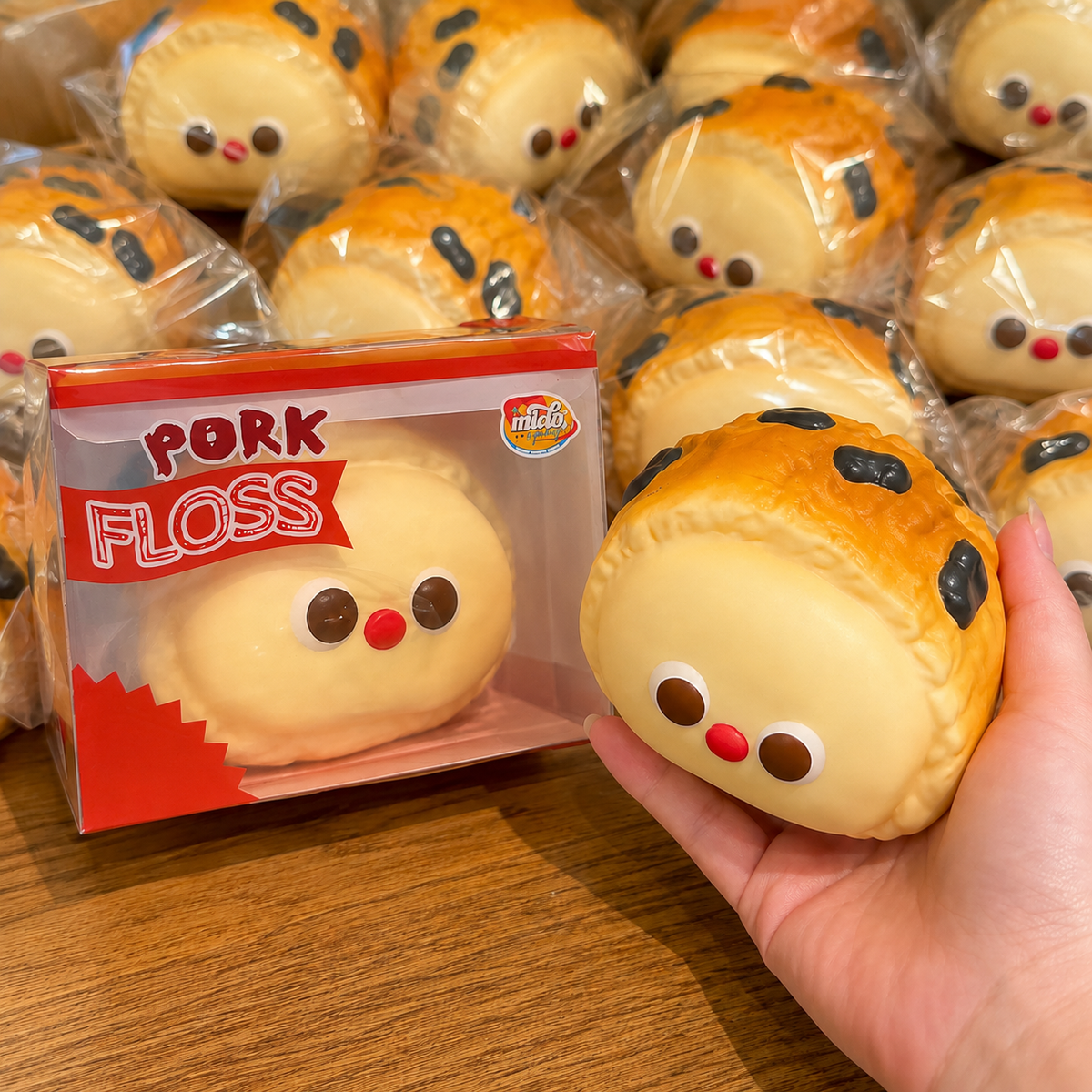 Pork Floss Mini Cake Squishy 🍰✨