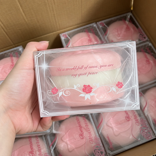 Bow & Rose Macaron Squishy 🎀🌹🍪✨