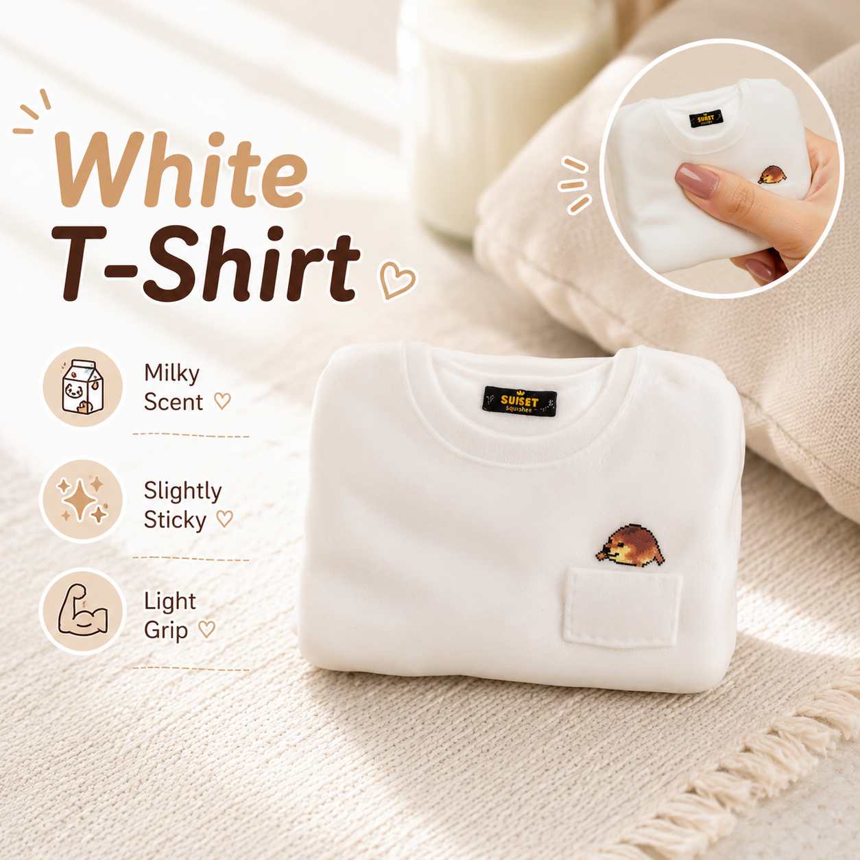 White T-Shirt Squishy