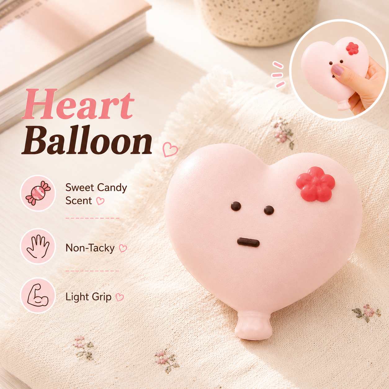 Heart Balloon Squishy